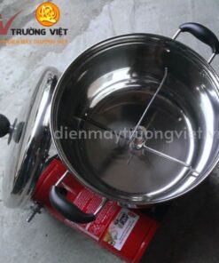 Máy làm bắp rang bơ bằng gas sử dụng đơn giản