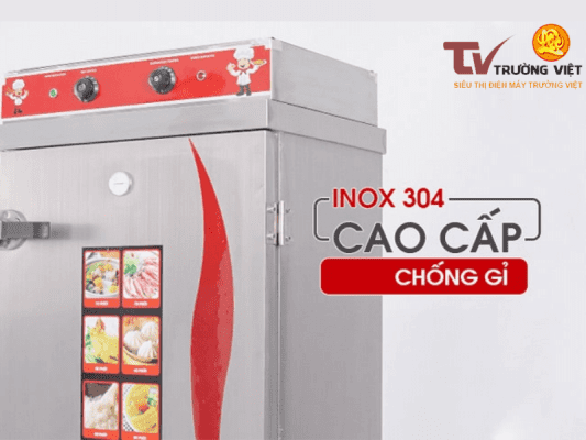 Cấu tạo tủ nấu cơm 100Kg gạo 