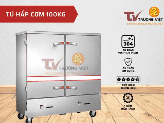 Một số lưu ý khi sử dụng tủ hấp cơm 100Kg 