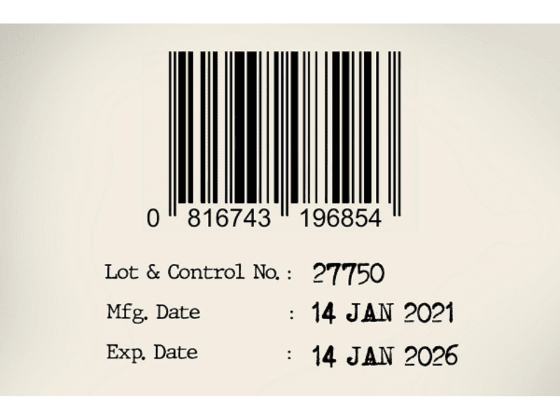 Manufacture date (MFG)