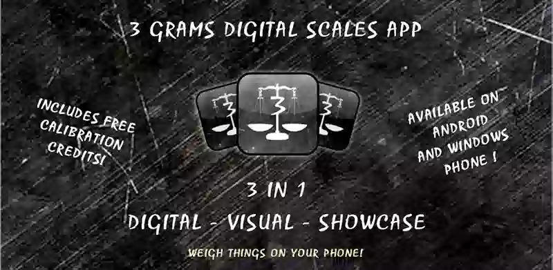 3 Grams Digital Scale App