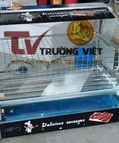 Máy nướng xúc xích 7 thanh có kệ