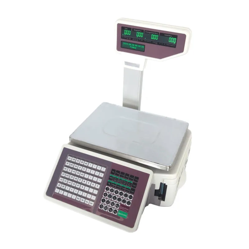 Cân điện tử in tem nhãn (Cân siêu thị)